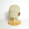 Beige Baby Long Knit Hat