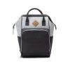 BB Gear Backpack Diaper Bag with Adjustable Shoulder Strap, Gray