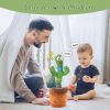 Baby Dancing Cactus Talking Cactus Toys; Wriggle Singing Cactus Repeats What You Say; Baby Boy Toys; Plush Electric Speaking Cactus ; Baby Girl 15 Sec