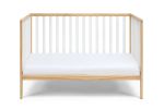 Deux Remi 3-in-1 Convertible Island Crib Natural/White