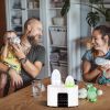 Electric Baby Milk Bottle Warmer fit for 2 Bottle Fast Milk Warmer Formula Warmer with 4 Heating Modes Adjustable Temperature Display Screen 24H Therm