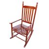 wooden porch rocker chair Brown