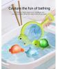 Baby Cute Induction Luminous Animal Bath Toys Bathtub Colorful LED Lighting Toys Waterproof for Toddler Infant Boys Girls Gift