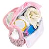 4Pcs Diaper Bag Tote Set Baby Napping Changing Bag Shoulder Mummy Bag with Diaper Changing Pad