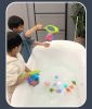 Baby Cute Induction Luminous Animal Bath Toys Bathtub Colorful LED Lighting Toys Waterproof for Toddler Infant Boys Girls Gift