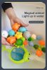 Baby Cute Induction Luminous Animal Bath Toys Bathtub Colorful LED Lighting Toys Waterproof for Toddler Infant Boys Girls Gift