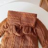 Baby Solid Color Crochet Knitted Pattern Thermal Knitted Romper