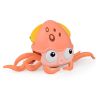 Rechargeable Baby Crawling Octopus Toy with Music LED Lighting Children Electric Moving Walking Kid Toy Obstacle Avoidance Function Suit for Kids Over