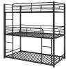 Metal Twin Size Triple Bunk Bed