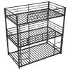 Metal Twin Size Triple Bunk Bed